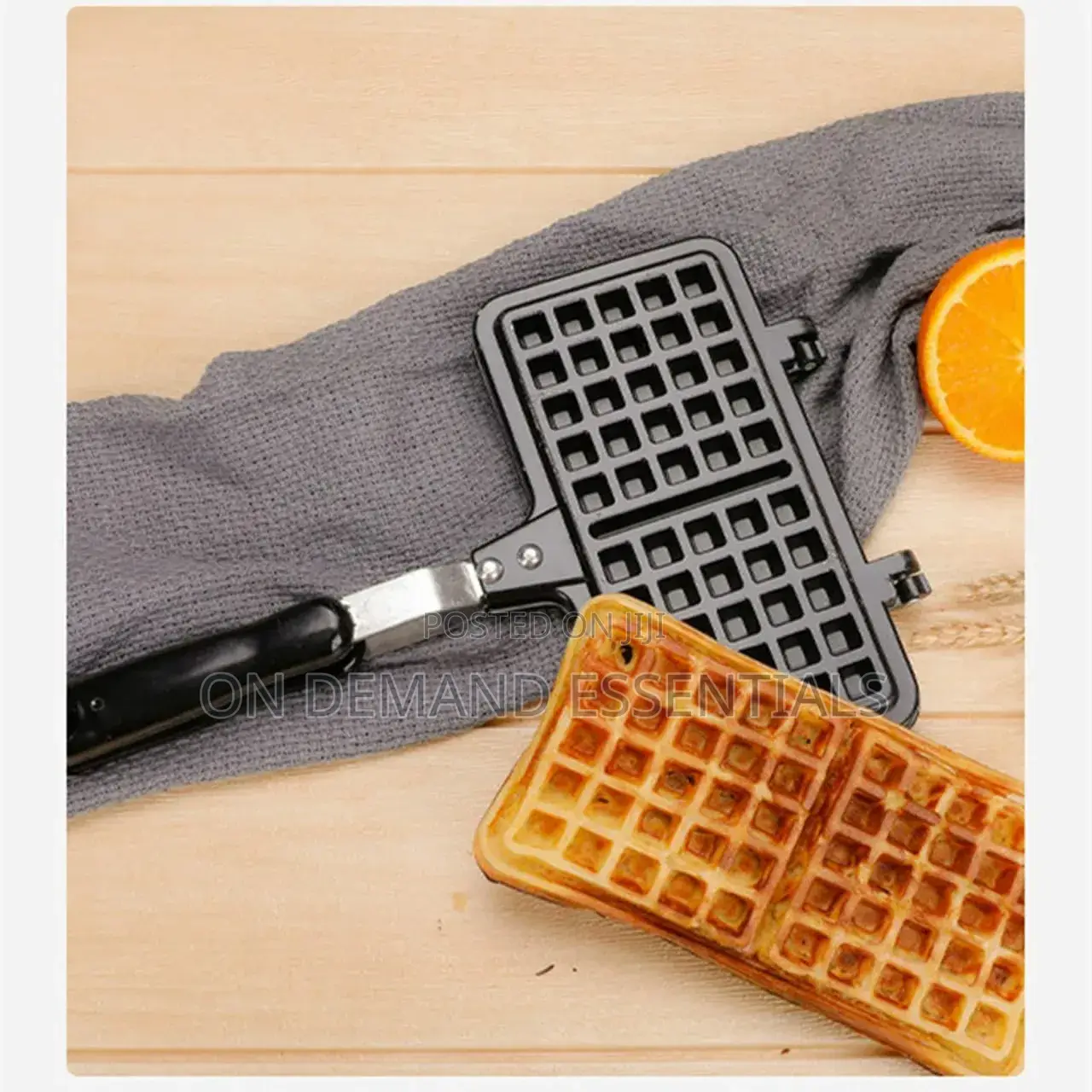 Non Stick Waffle Pan Waffle Maker,Food Mold Pot, With Insulated Handle