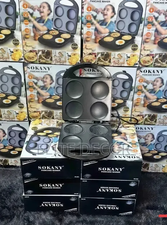 Sokany Waffle Pancake Maker – Non-Stick Breakfast Maker