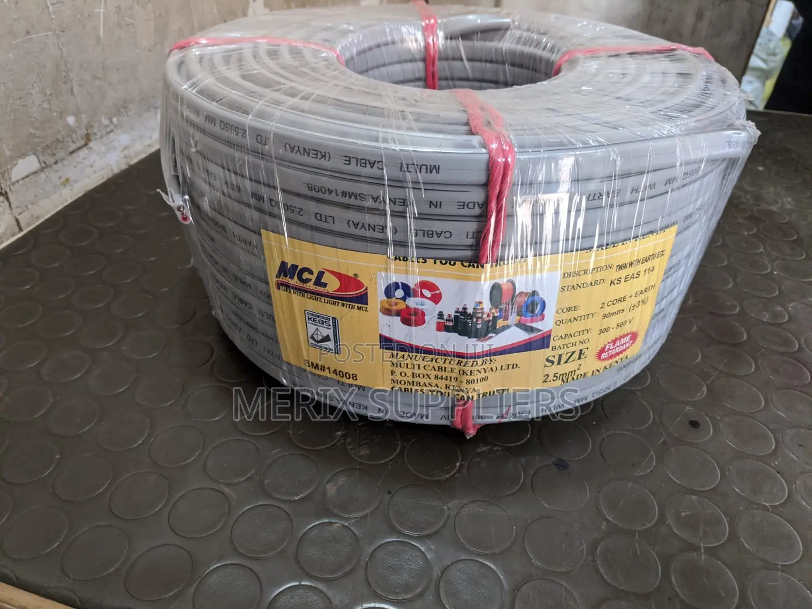 4.0mm Twin With Earth Electrical Wiring Cable Western Cables