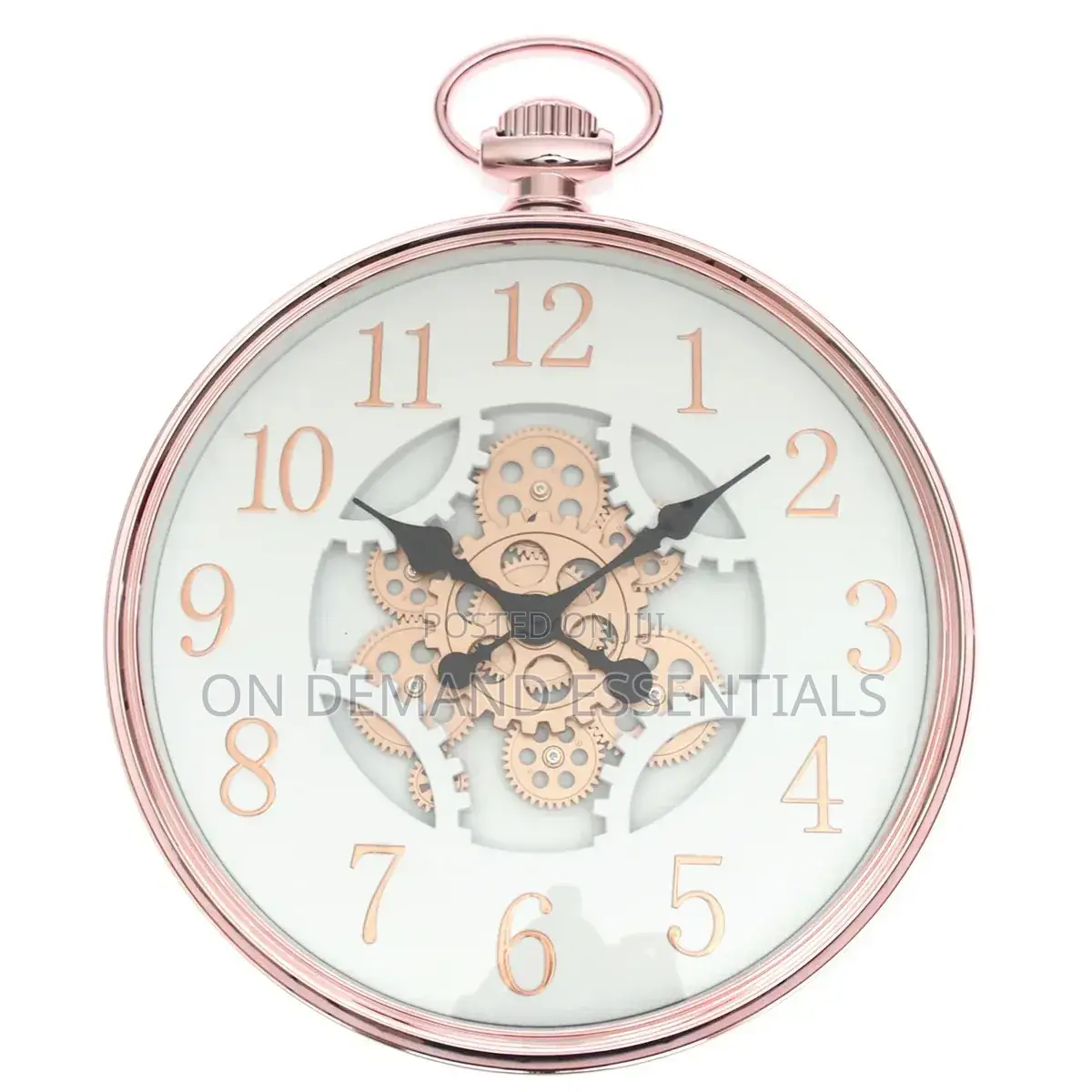 Modern and Distinctive Decorative Wall Clock, With Moving Gear