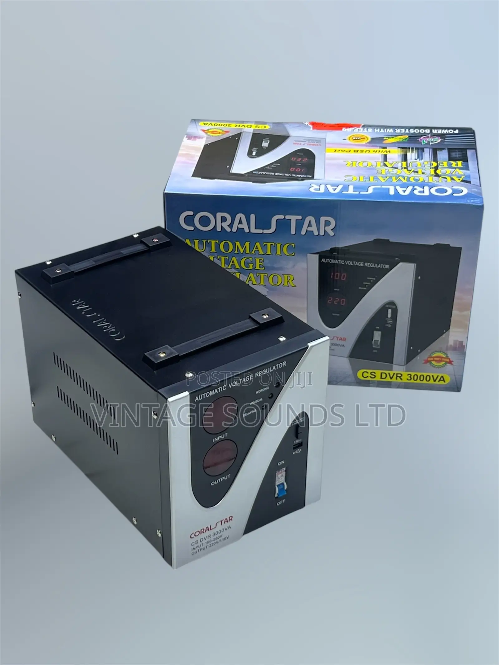 Coralstar 3kVA Heavy-Duty 220V to 110V Step-Down Converter