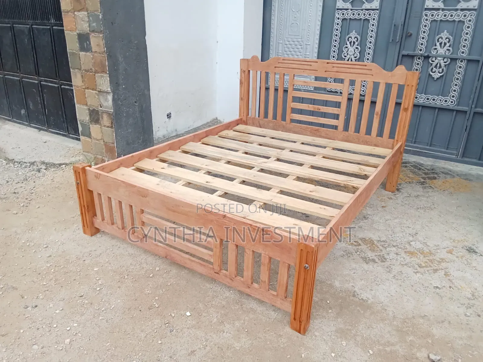 5 by 6 Wooden Bed