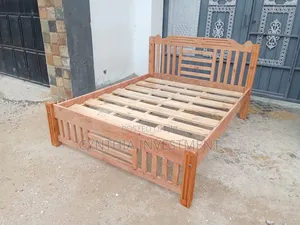 5 by 6 Wooden Bed