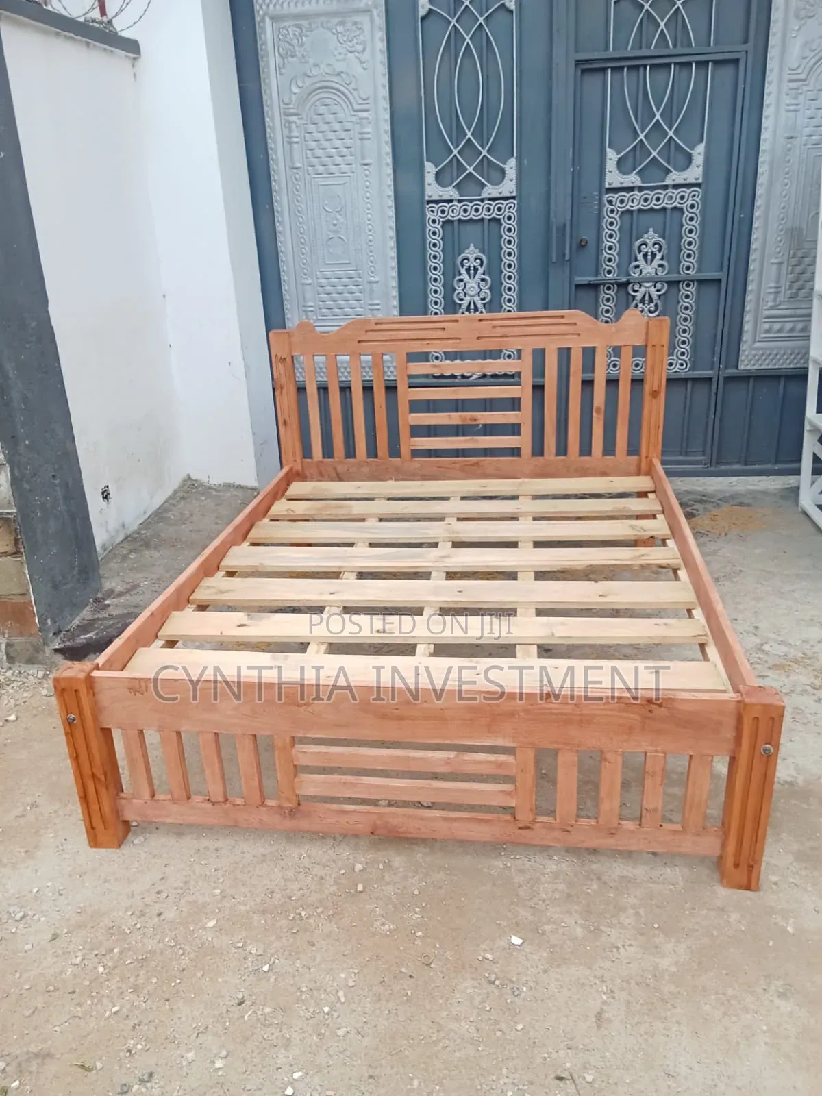 5 by 6 Wooden Bed