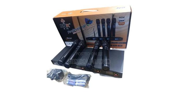 BNK X 75 Professional Quad Wireless Microphones
