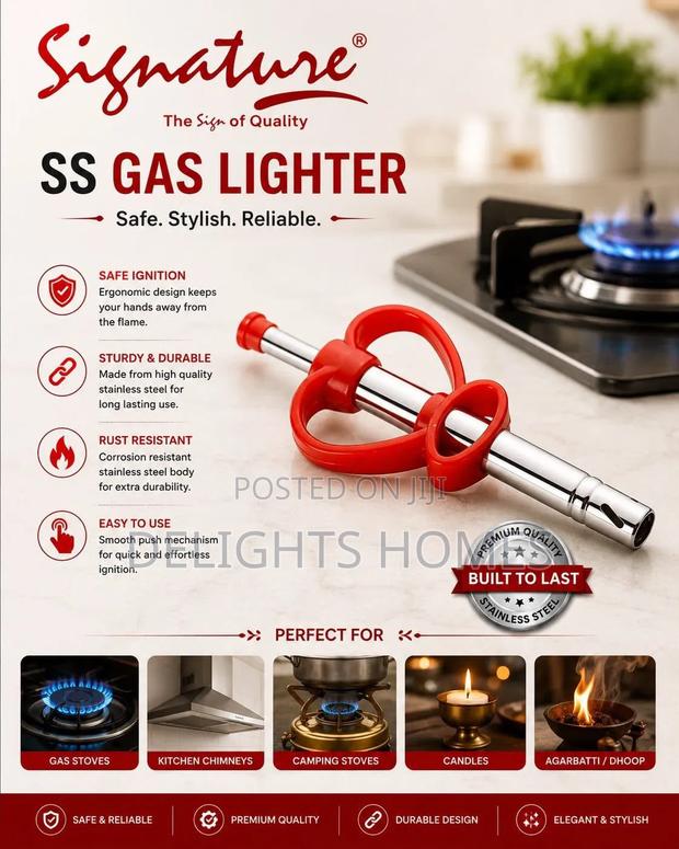 Signature Ss Gas Lighter_b - main view