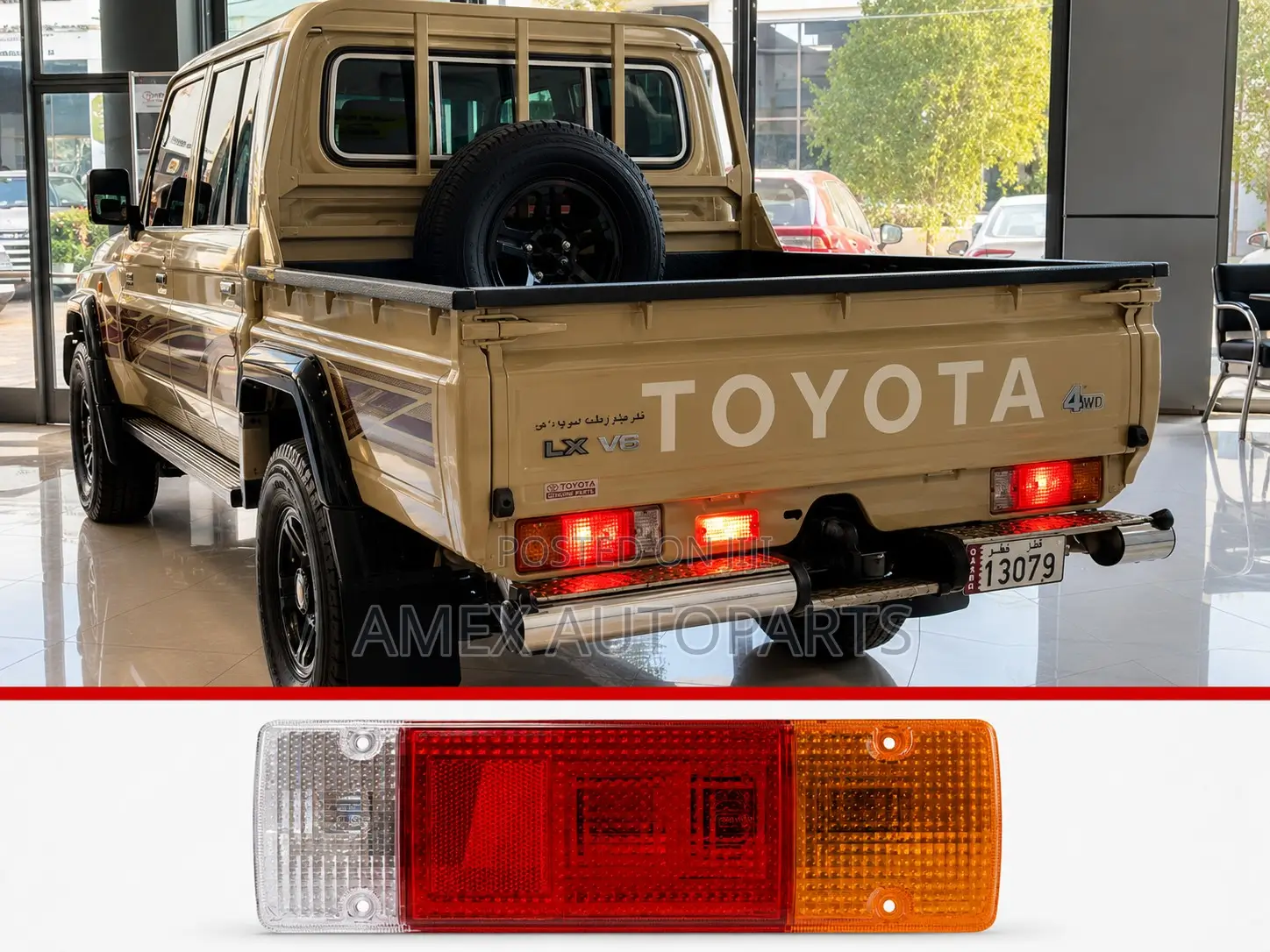 Tail Lens Toyota Land Cruiser FJ75 FJ79 1985 -2007