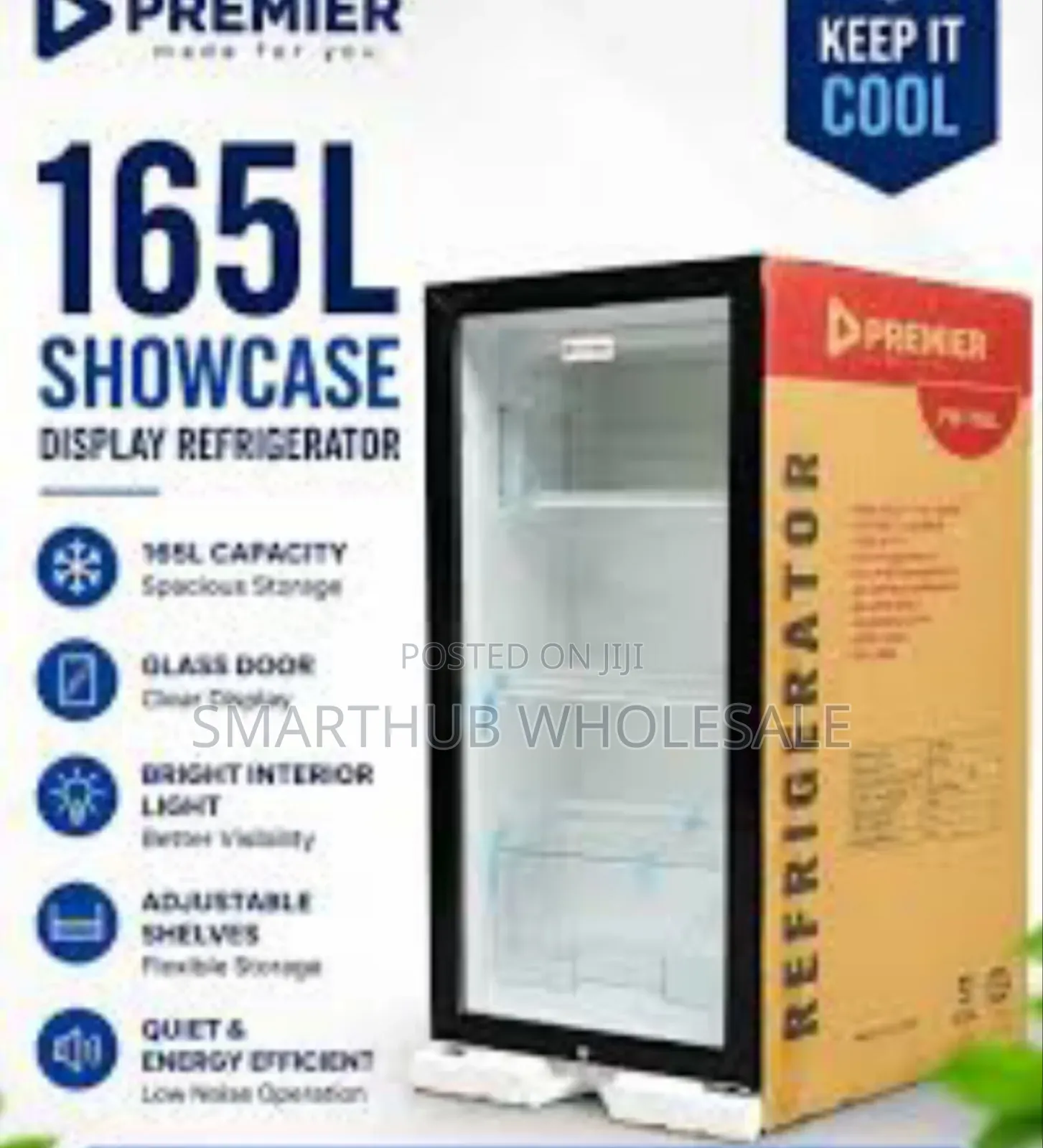 Premier 165l Showcase 25l Freezer