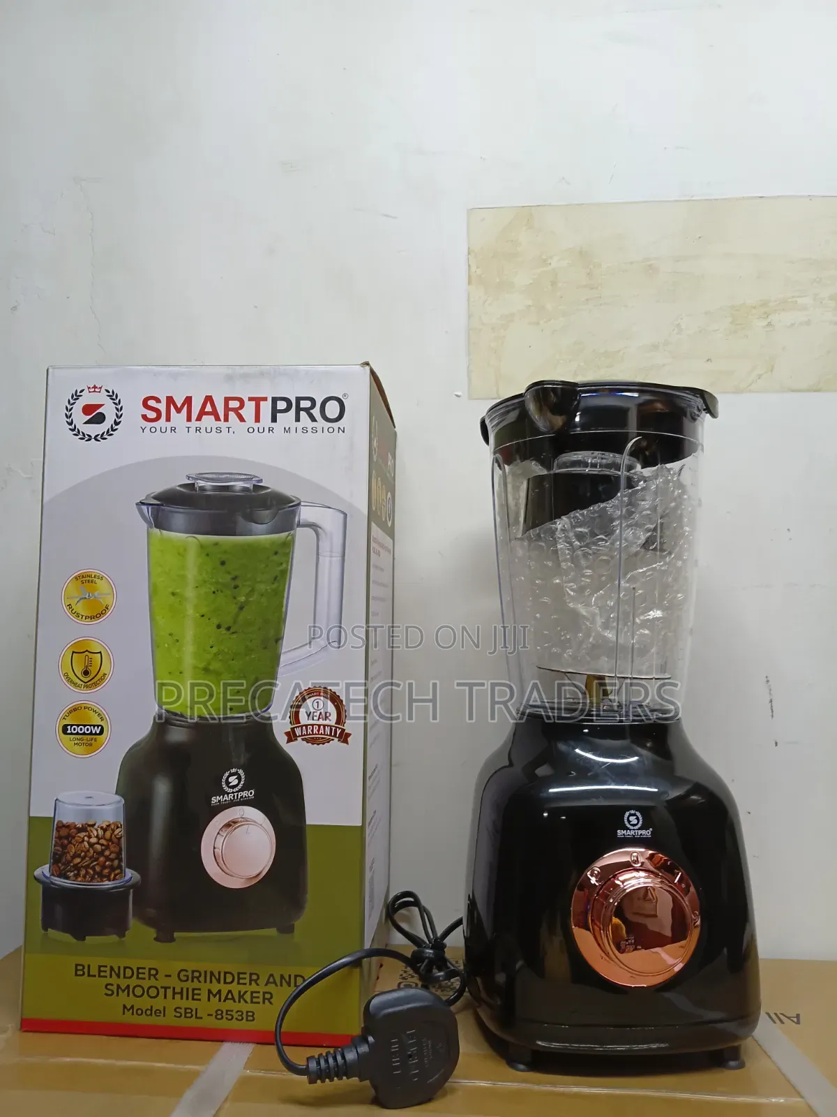 SmartPro SBL-853B Kitchen Blender Grinder