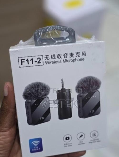 F11-2 Wireless Lavalier Mic for YouTube, TikTok Streaming