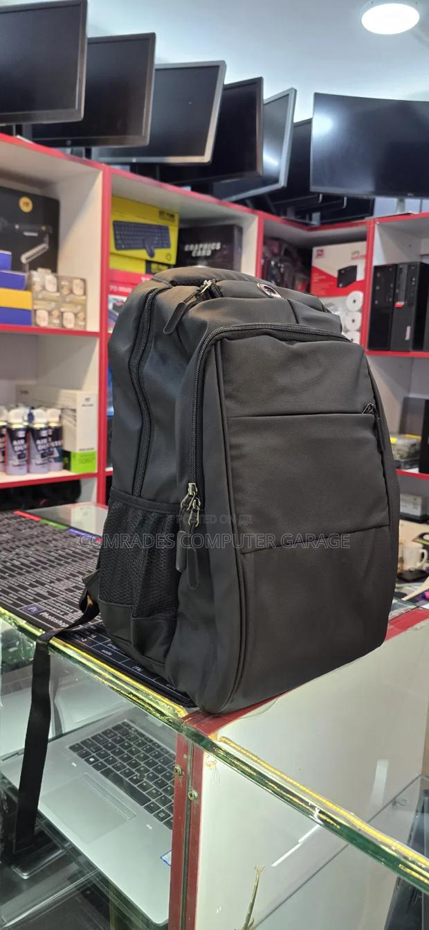 Black Backpack Laptop Bag. - thumbnail 3