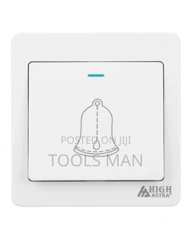 High Astra Modern Wall Mounted Doorbell Switch With Led Indicator