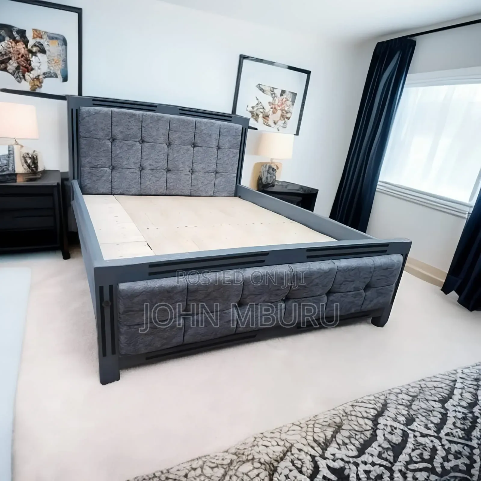 Pure Gray Bed 5by6