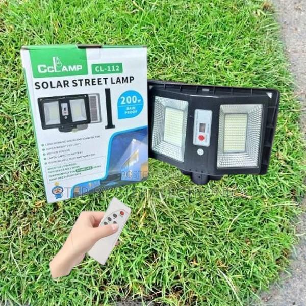 Light Control Solar Street Lamp 200watts With Motion Sensor - thumbnail 2