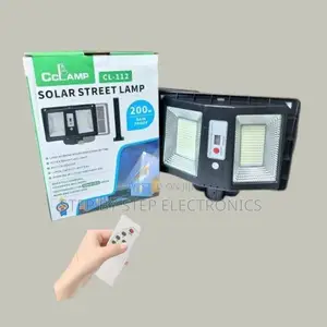 Rainproof Cclamp 200w Outdoor Led Security Solar Street Lamp