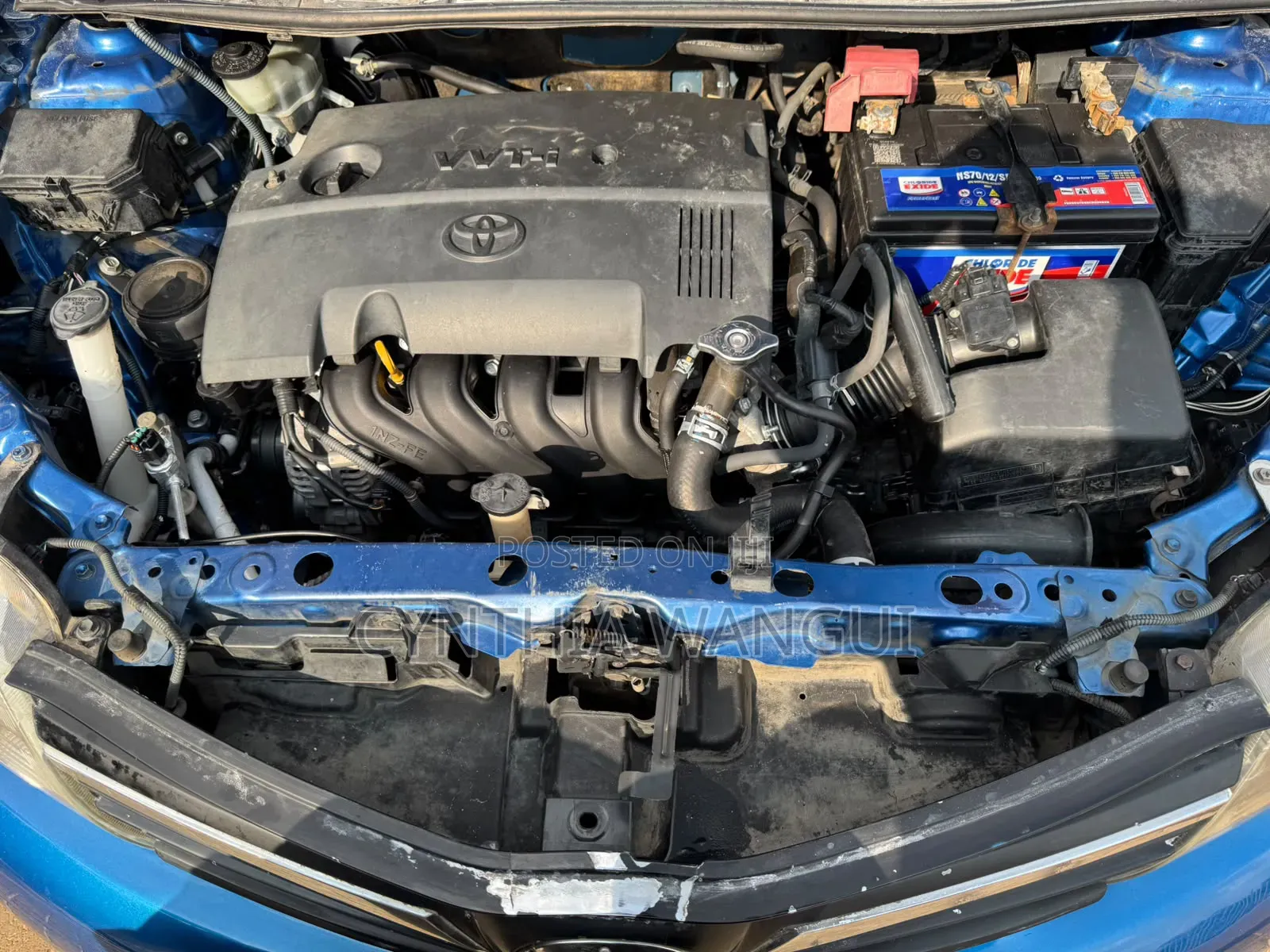 Toyota Corolla Fielder 2014 Blue