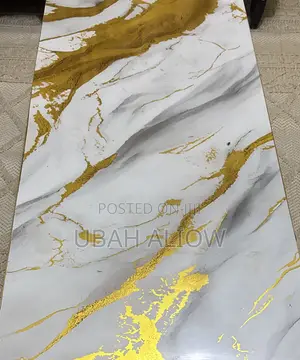 Modern Coffee Table Features a White Marble