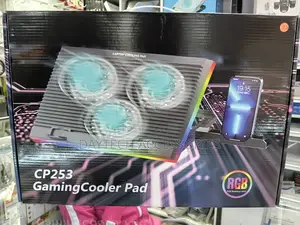 CP253 RGB Laptop Cooling Pad 3 Fan Adjustable Cooling Stand