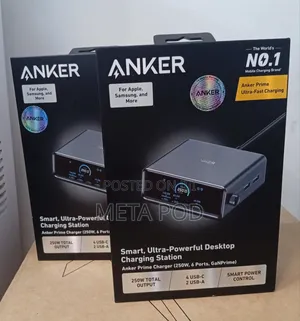 Anker Prime Desktop Charging Station( 250W,6 Ports,Ganprime)