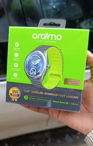 Oraimo Anti-Scratch Panda Glass Watch Nova 2r Osw-834 Watch.