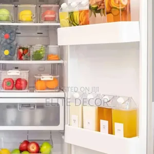 1L Acrylic Fridge Bottle With Tight Duo Lid – Leakproof Water Storage