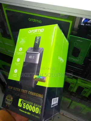 Laptop and Phones 50000mah 85 Watts LED Oraimo Powerbank LED Display