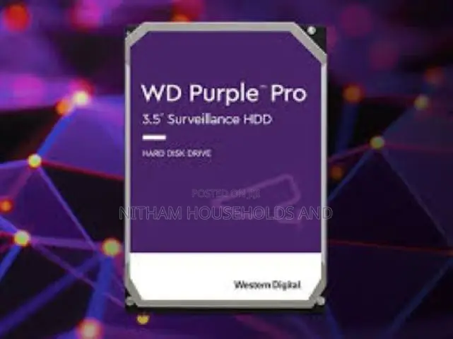 WD Purple Pro Surveillance Hard Drive 10TB, 512MB – WD101PURP