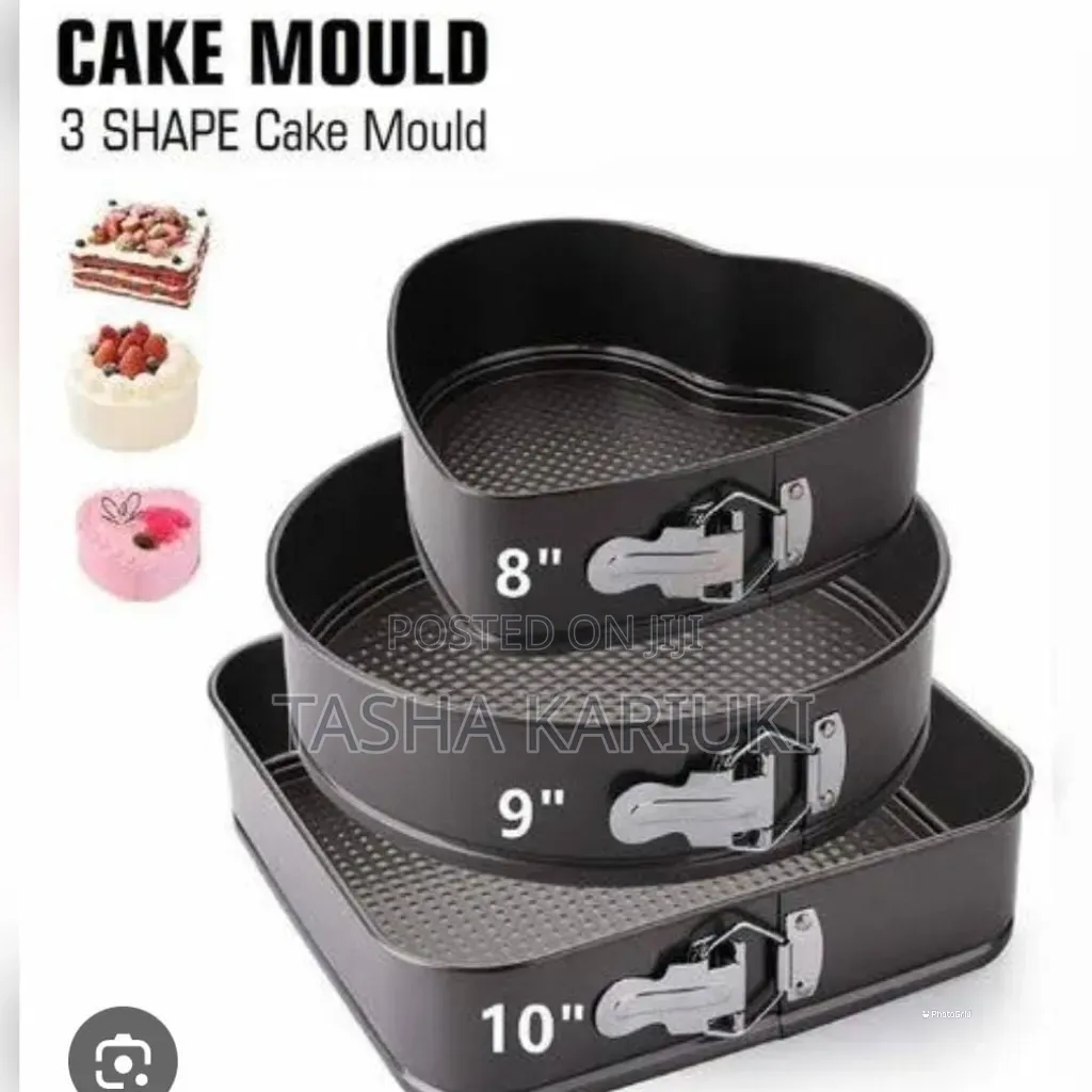 3 Shape Cake Mould