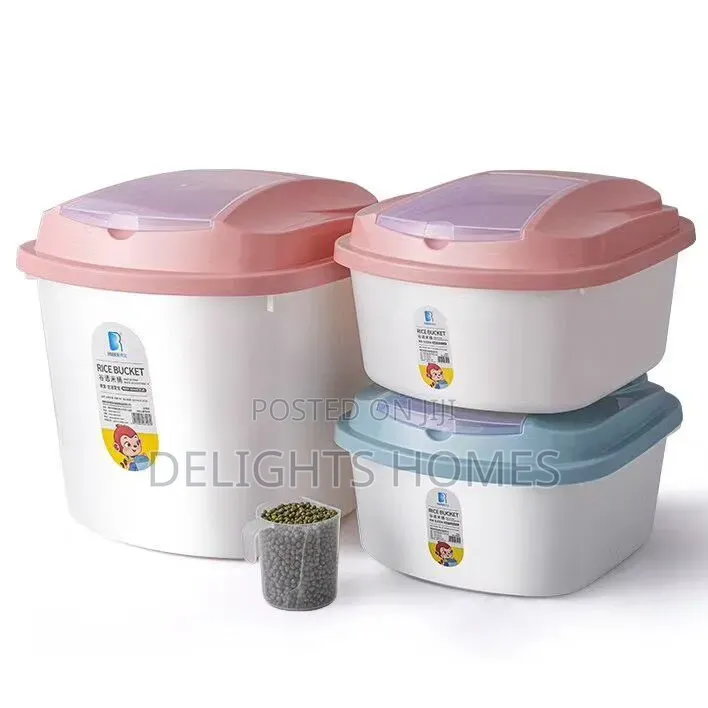 Plastic Cereal/Rice Buckets-P