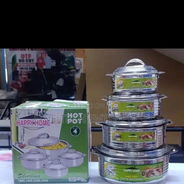 New In
4pcs Happy Home Stainless Steel Hotpots