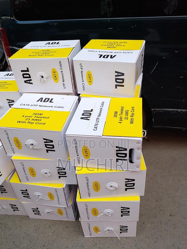 Reliable ADL Indoor 305m Network Cable High-Performance Cat 6 Utp