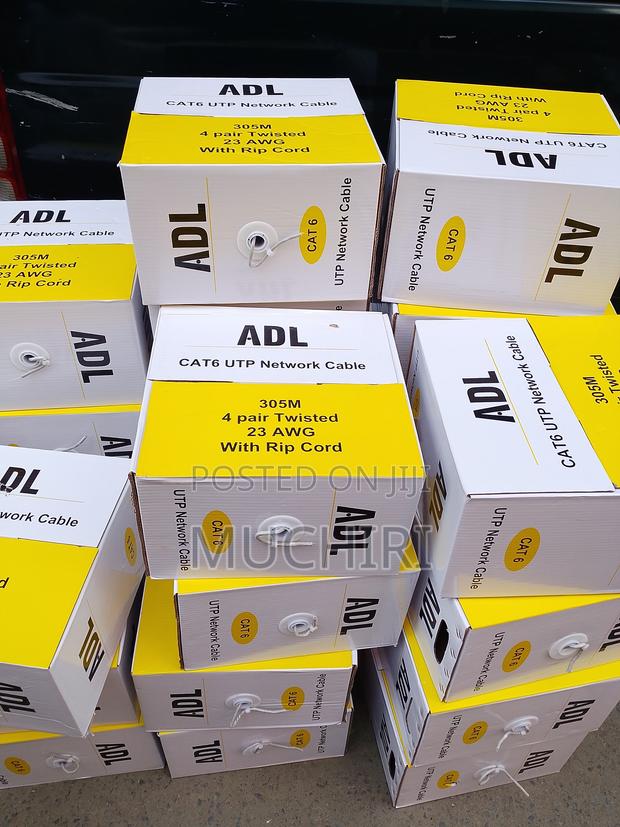 High Quality ADL Cat 6 Indoor Ethernet Cable 305mtrs