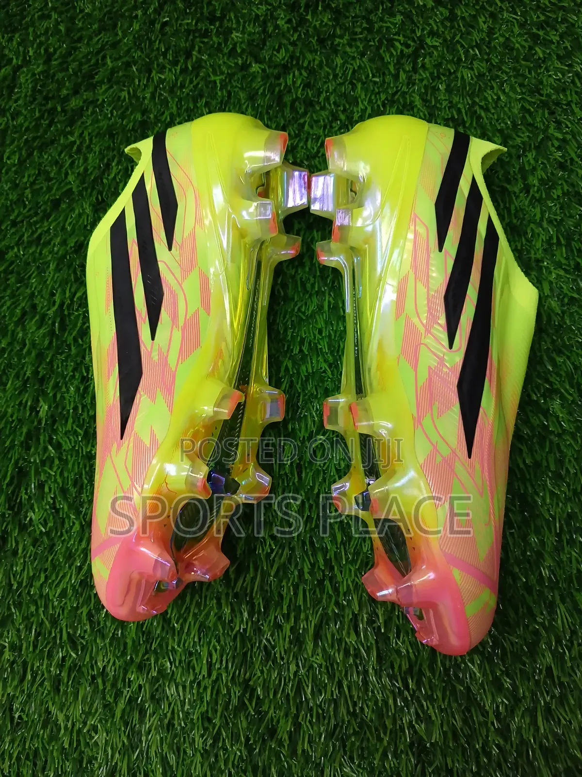 F50 Hyperfast World Cup Cleats in Neon Football Boots
