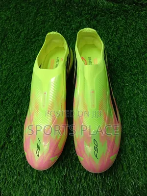 F50 Hyperfast World Cup Cleats in Neon Football Boots