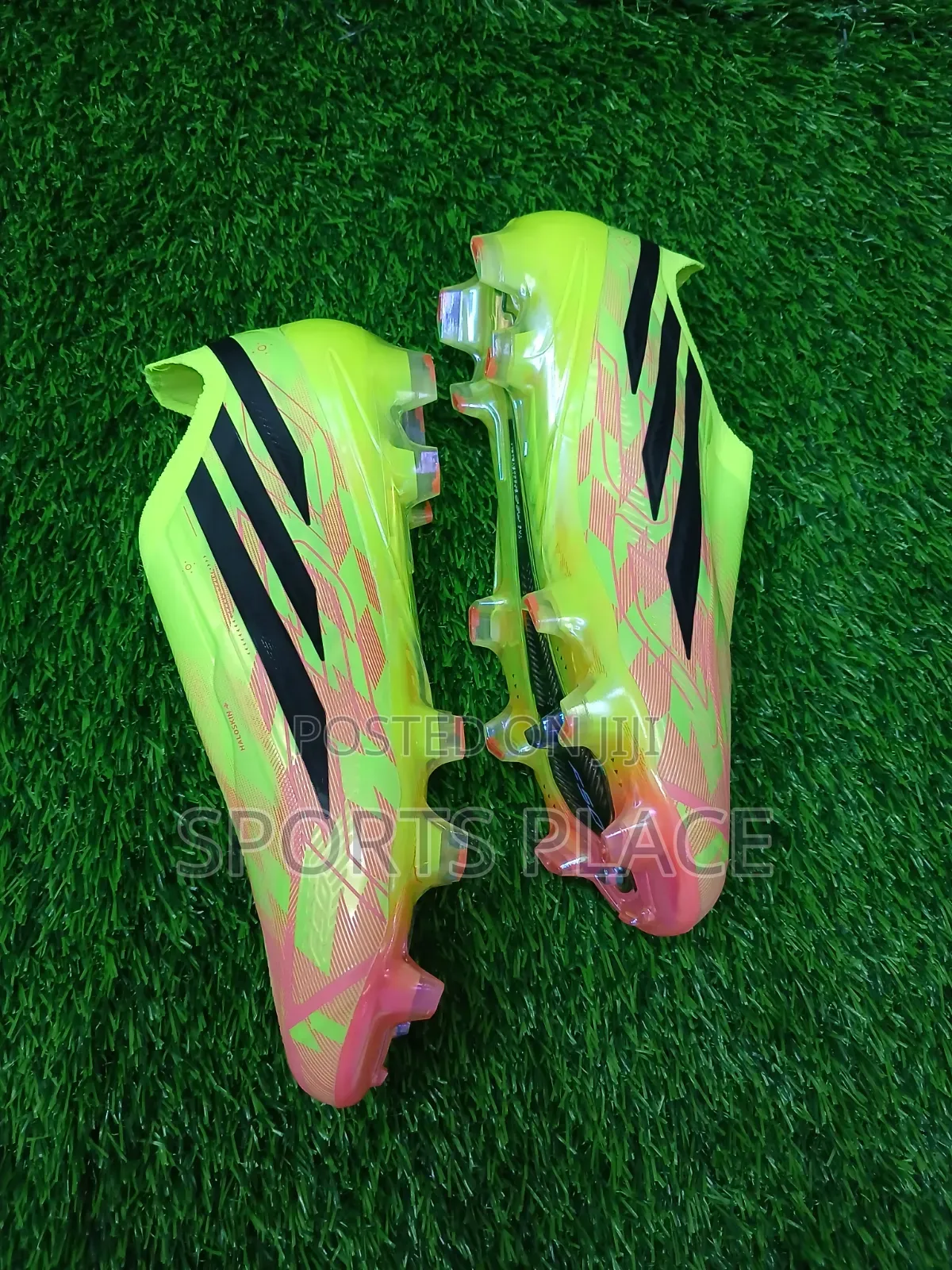 F50 Hyperfast World Cup Cleats in Neon Football Boots