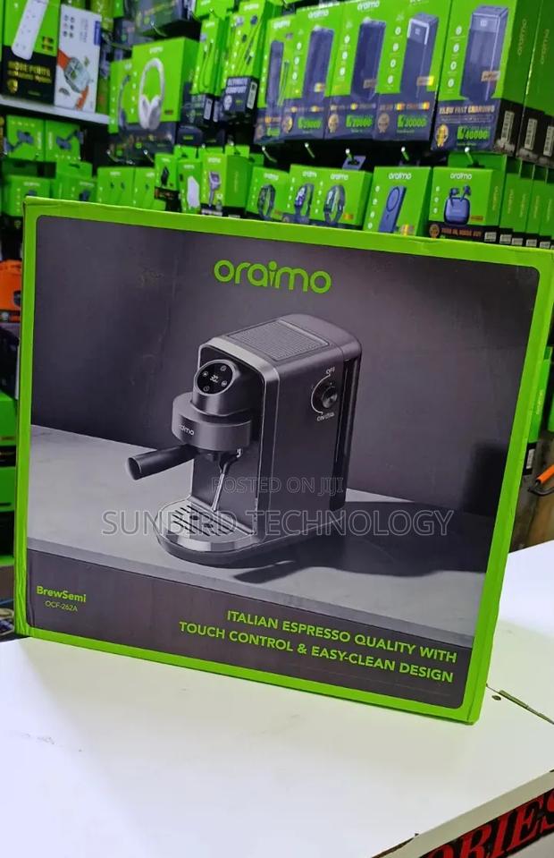 Oraimo Italian Expesso Coffee Maker Brewsemi Ocf-262a - thumbnail 2