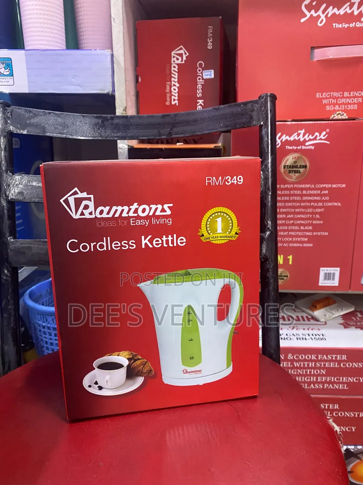 Ramtoms Cordless Kettle/Rm 349