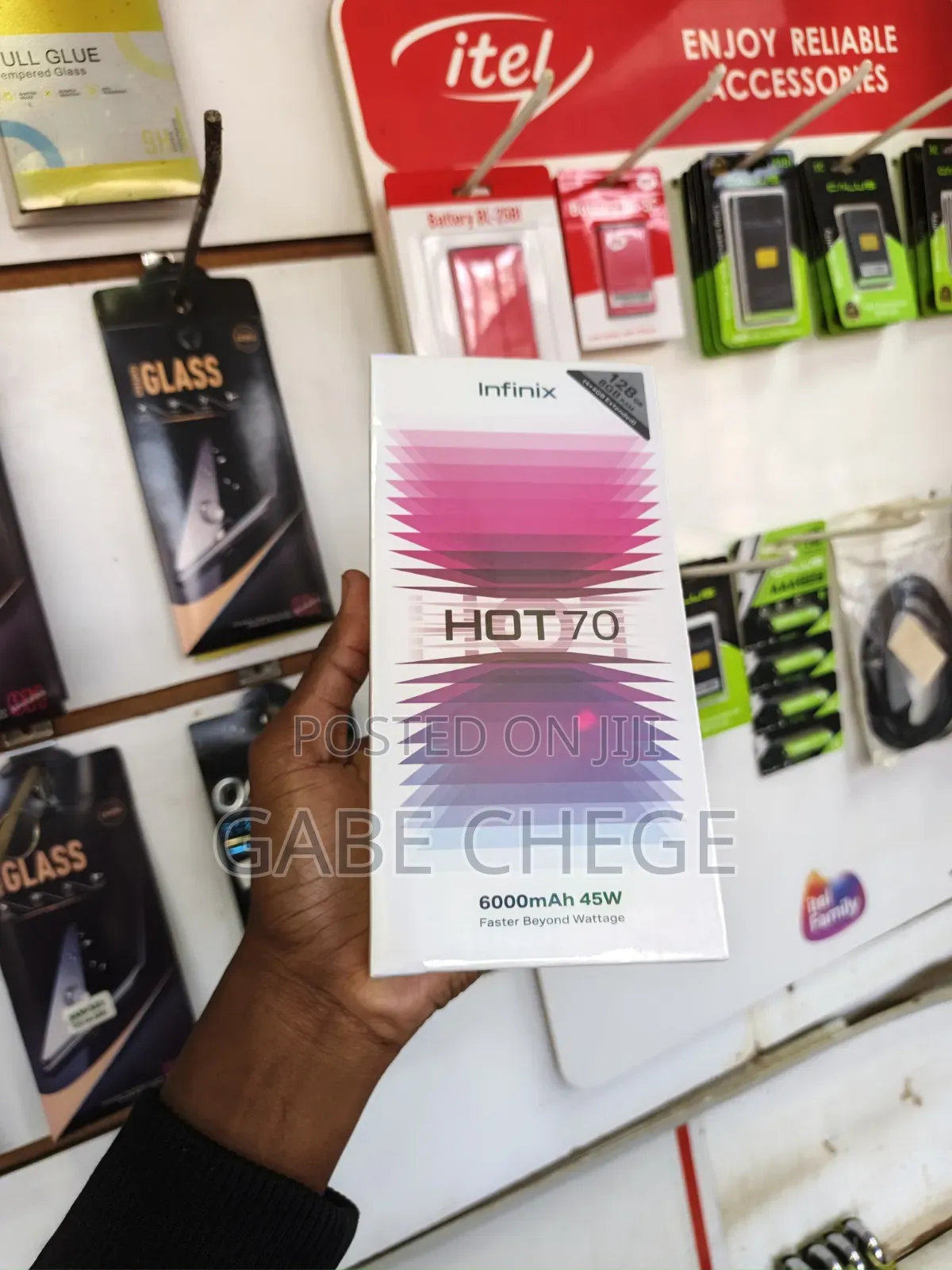 New Infinix Hot 70 128 GB Gray