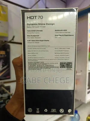 New Infinix Hot 70 128 GB Gray