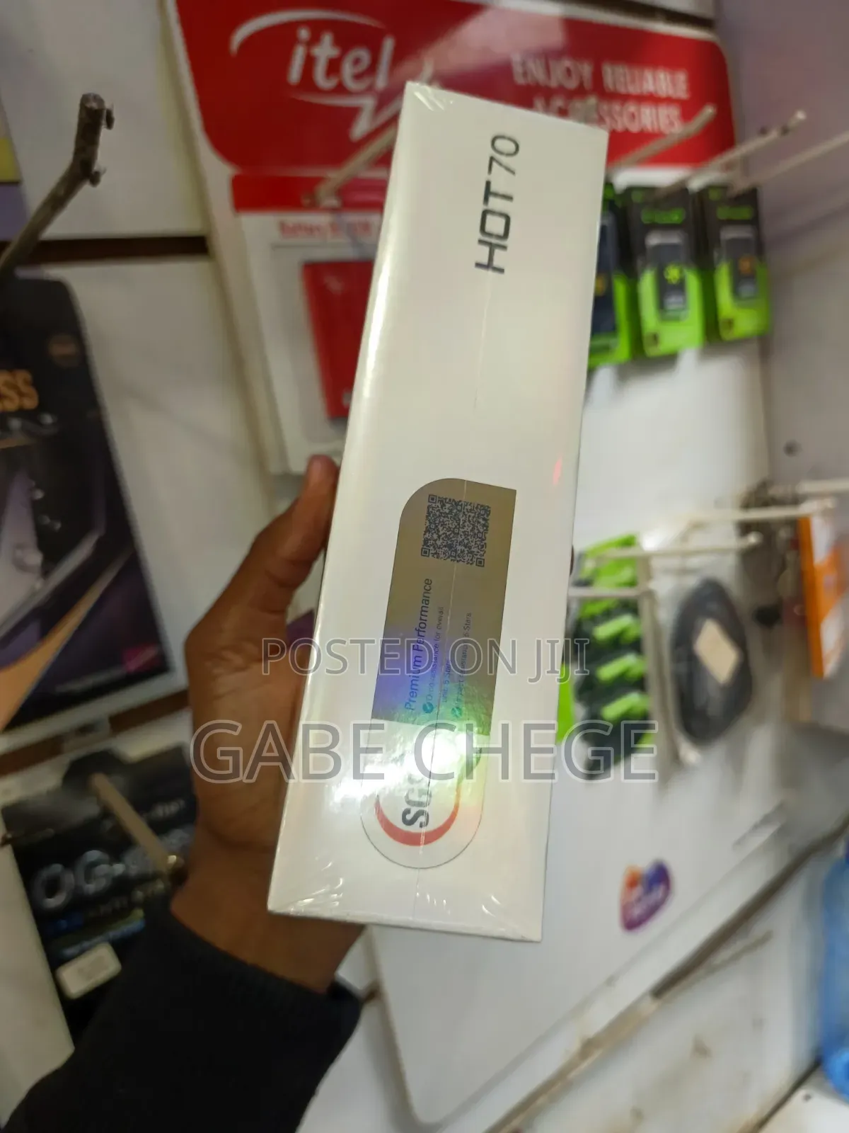 New Infinix Hot 70 128 GB Gray