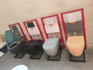 Peach Color Buildcor Toilet Set