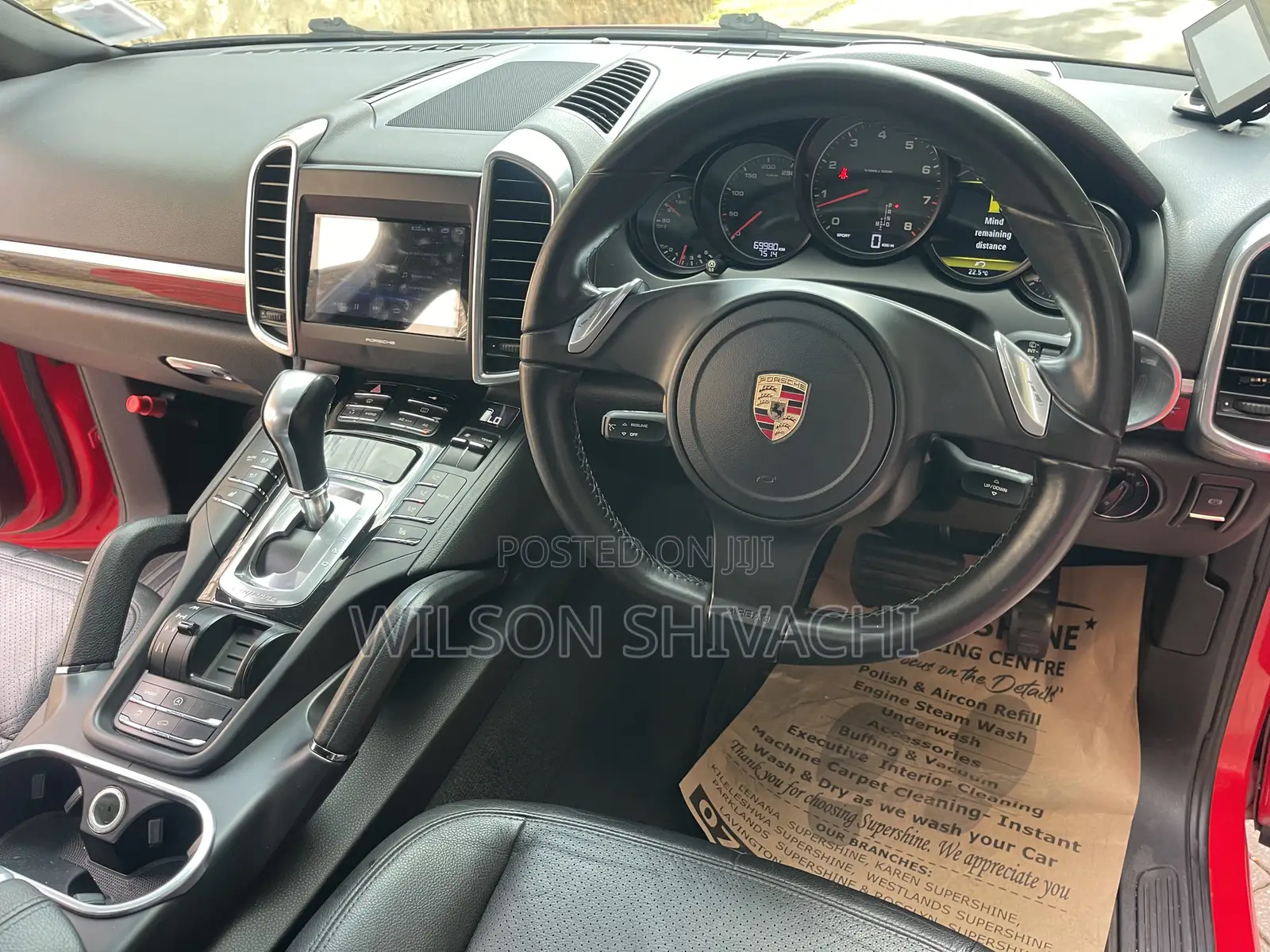 Porsche Cayenne 2011 Red