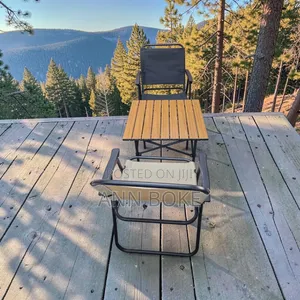 Foldable Chair at Foldable Table