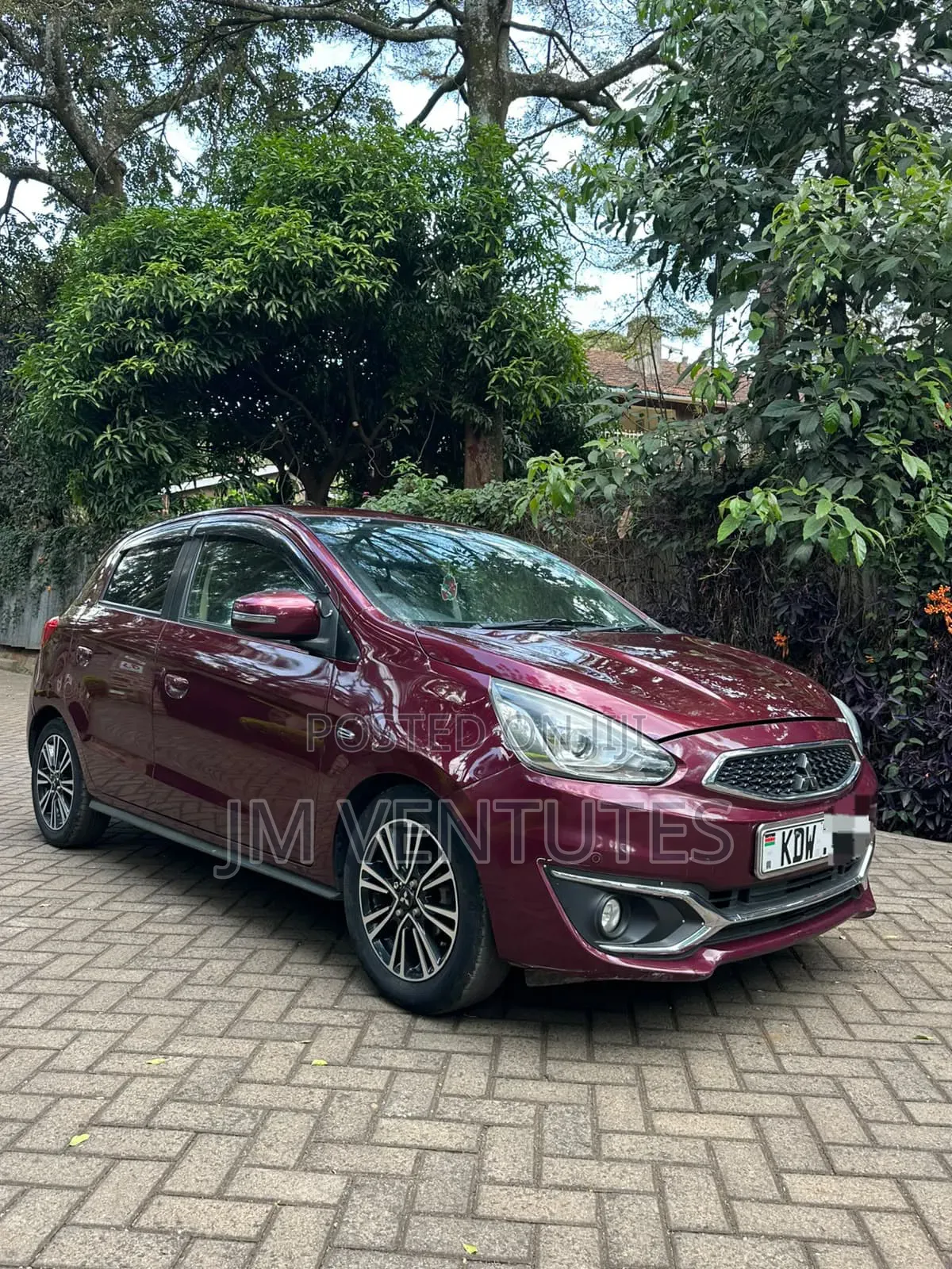 Mitsubishi Mirage 2019 Maroon
