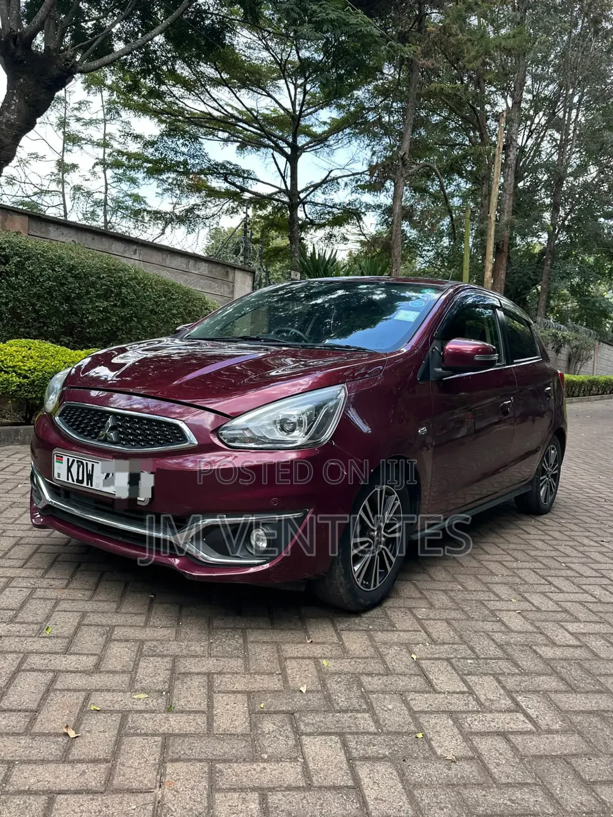 Mitsubishi Mirage 2019 Maroon