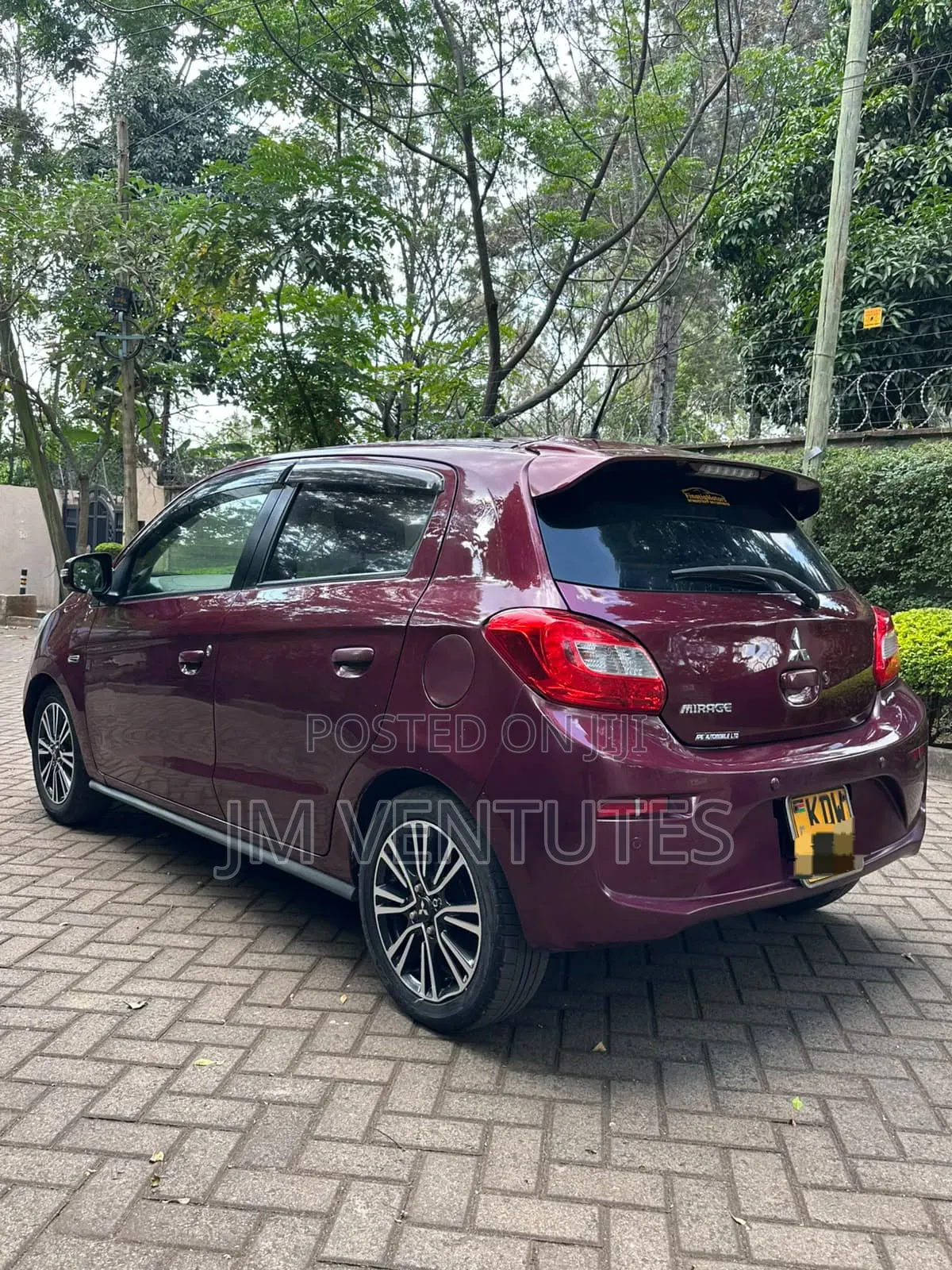 Mitsubishi Mirage 2019 Maroon