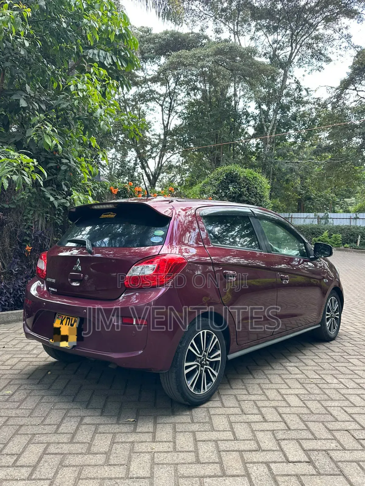 Mitsubishi Mirage 2019 Maroon