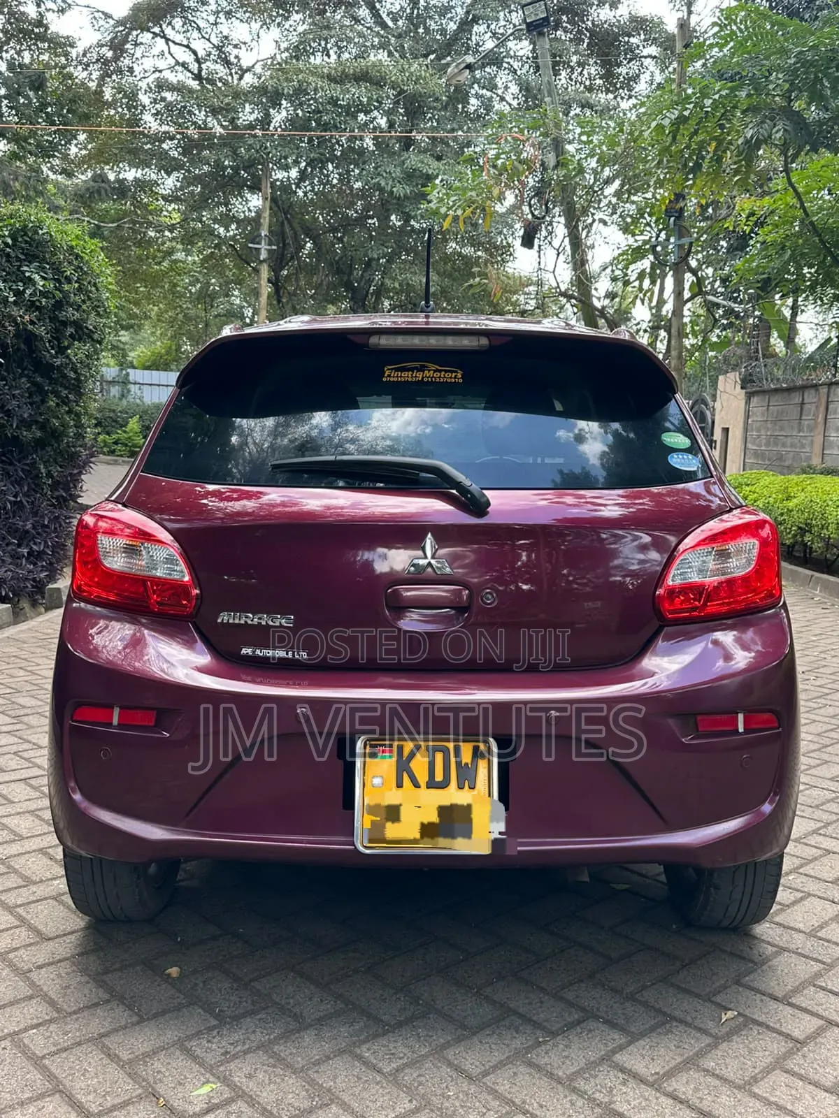 Mitsubishi Mirage 2019 Maroon
