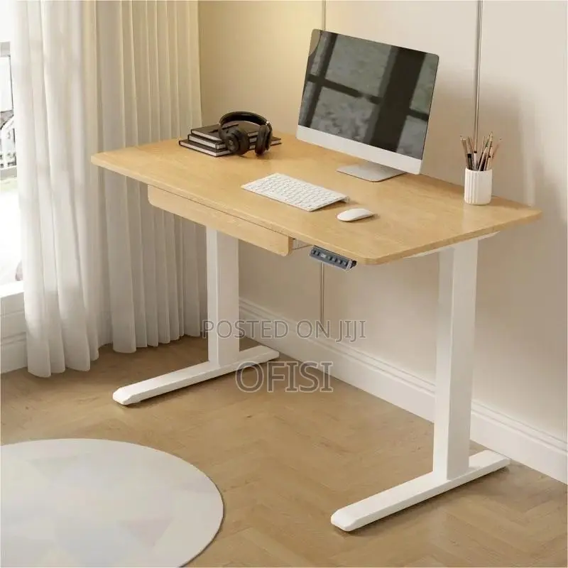 Office Desk; 140cm Electric Height Adjustable Standing Desk