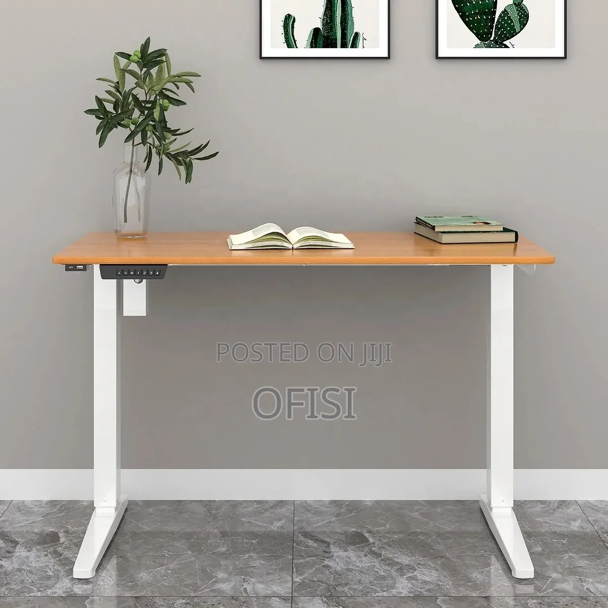 Office Desk; 140cm Electric Height Adjustable Standing Desk